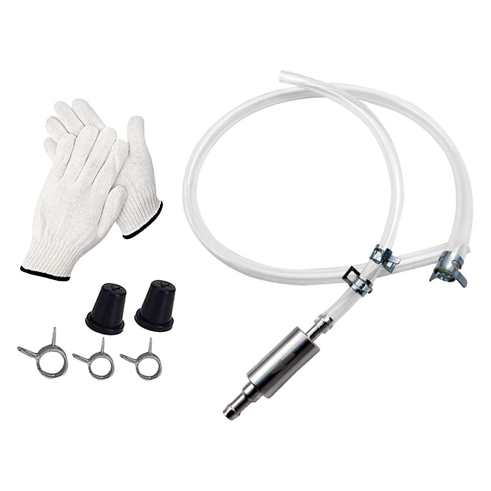 Motorcycle Car Clutch Brake Bleeder Kit One Way Valve Tube Bleeding Tool Set for Motorcycle Clutch 1 Set