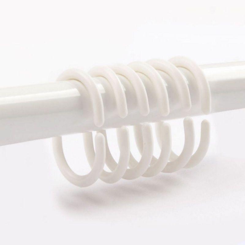 Leinen Verdunklungsvorhänge Duschvorhang mit Haken