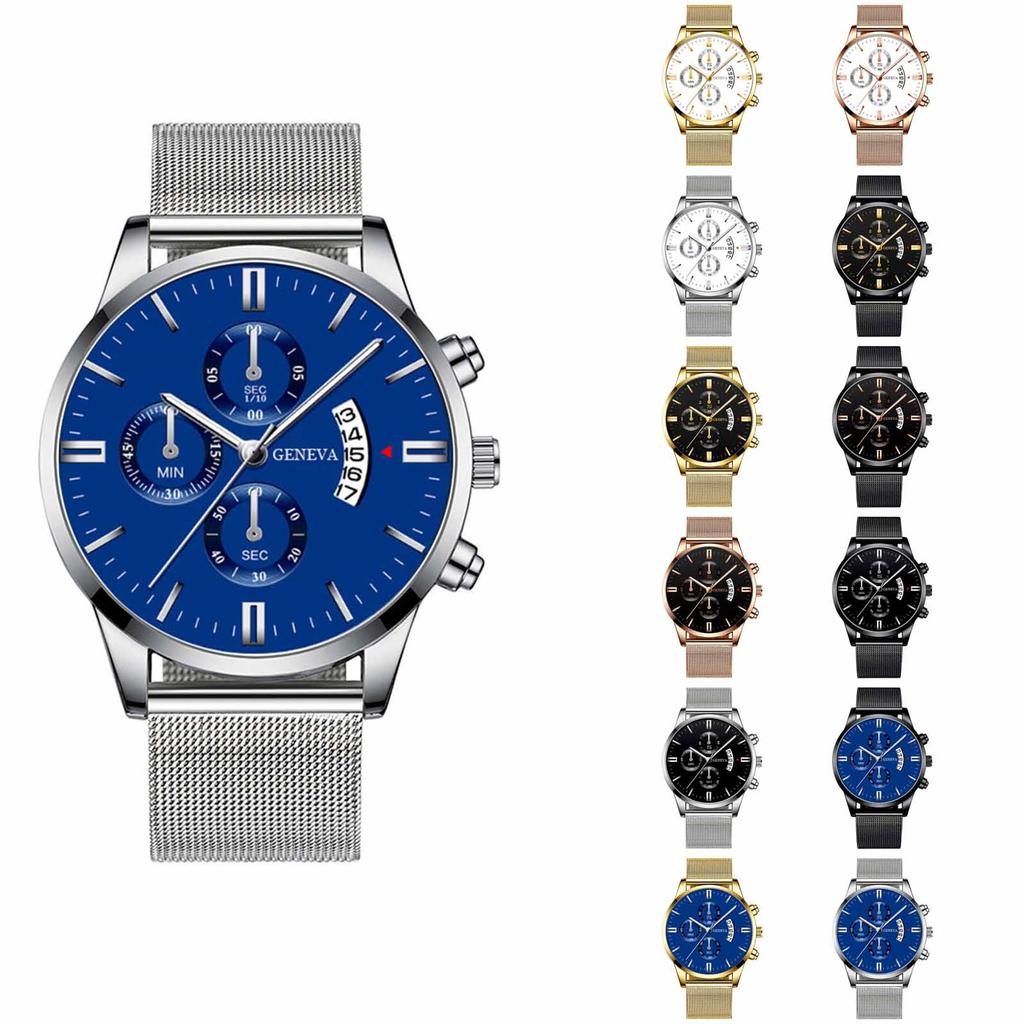 Men's Luminous Running Alarm Clock Watch