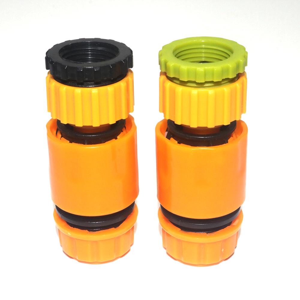 Car wash Hose Faucet Quick Connector 3/4 & 1/2 Inch Graden Hose Water Tap Threaded Connector Faucet Adapter For Garden Irrigat