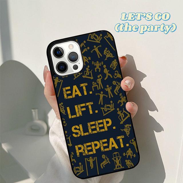 

Autumu Motivational Gym Fitness Phone Case Cover for iPhone 17 Air 16 16e 15 12 11 13 14 Pro Max Apple Plus Coque iPhone 13