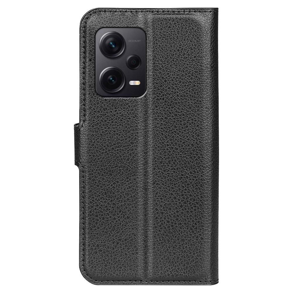 For Xiaomi Redmi Note 12 Pro+ 5G Litchi Texture Wallet Phone Cover with Stand