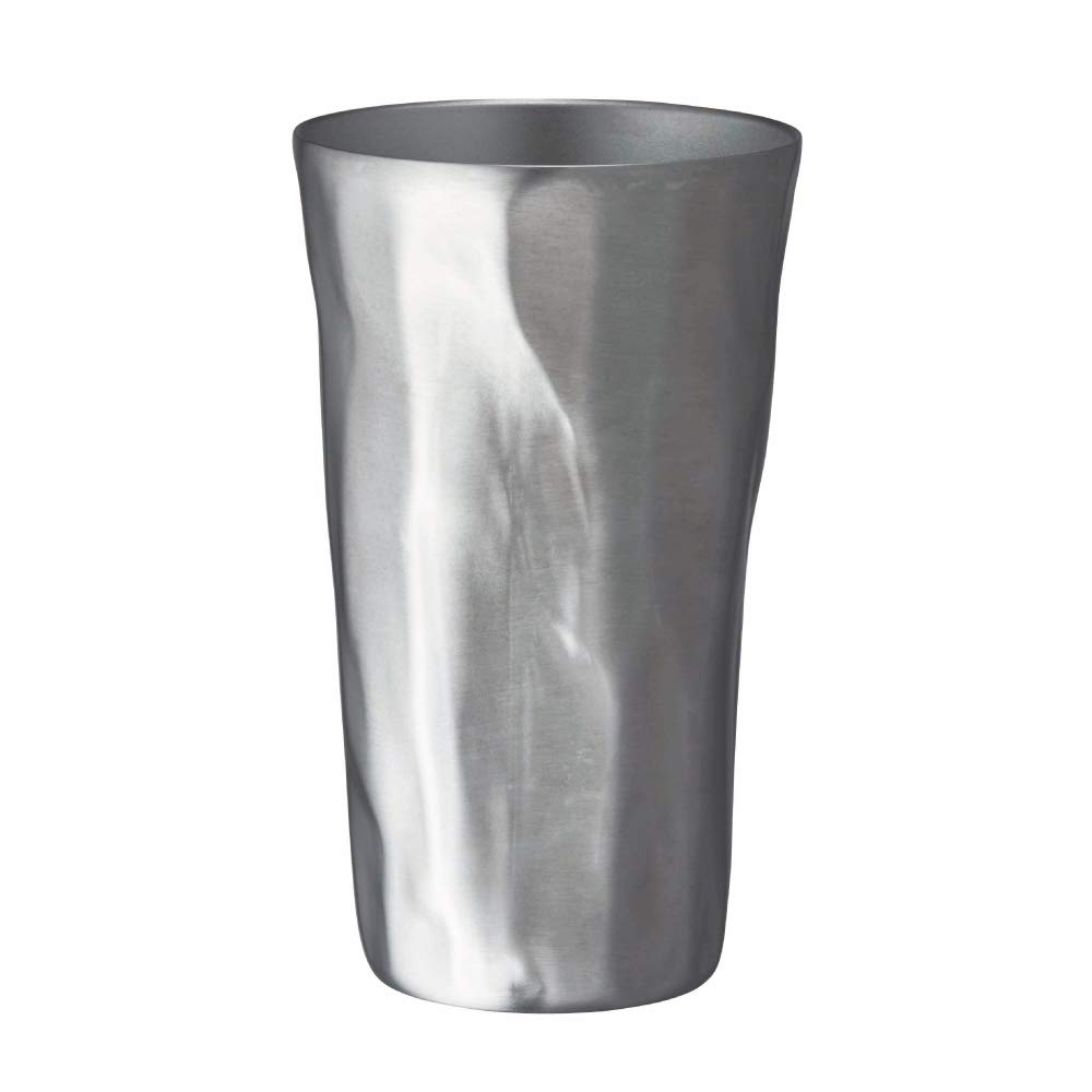 

Doshisha Drinkable Tumbler 420ml Silver Hand-twisted