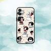 M-Mafalda World Peace Phone Case For Samsung  A73,72,71,A52,51,40,41,A22,A32,31,A13, Soft Black Shell