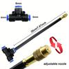 20m Micro Drip Irrigation Kit with Adjustable 7.87 Brass Mist Nozzle - Automatic Watering System for Efficient Gardening, Balcony & Greenhouse Use