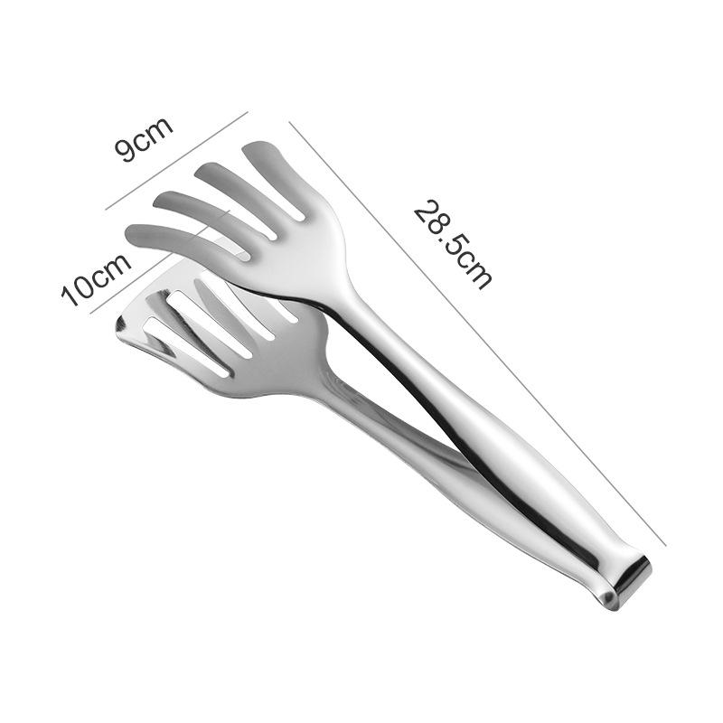 

1PCS Stainless Steel Steak Frying Spatula Bread Meat Clamp Roast Fish Tongs Drain Oil Shovel Kitchen Cooking Utensils Durable