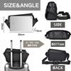 Leaper Waist Running Shoulder Crossbody Large Stylish Men's Bag, Bag, Bag, Lightweight, Multifunctional, Waterproof, Capacity, Unisex, Travel,