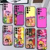 Totally Spies Handyhülle Für SamsungS25,24,21,22,23,30,Ultra,20,Plus,Fe,Lite,Note,10,9,Weiche Schwarze Hülle