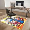 1pc Mega Man Anime Cartoon Design Office Chair Mat Non-Slip Carpet for Home Decor, Living Room, Bedroom, Game Room - Perfect Gift for Fans!Y066