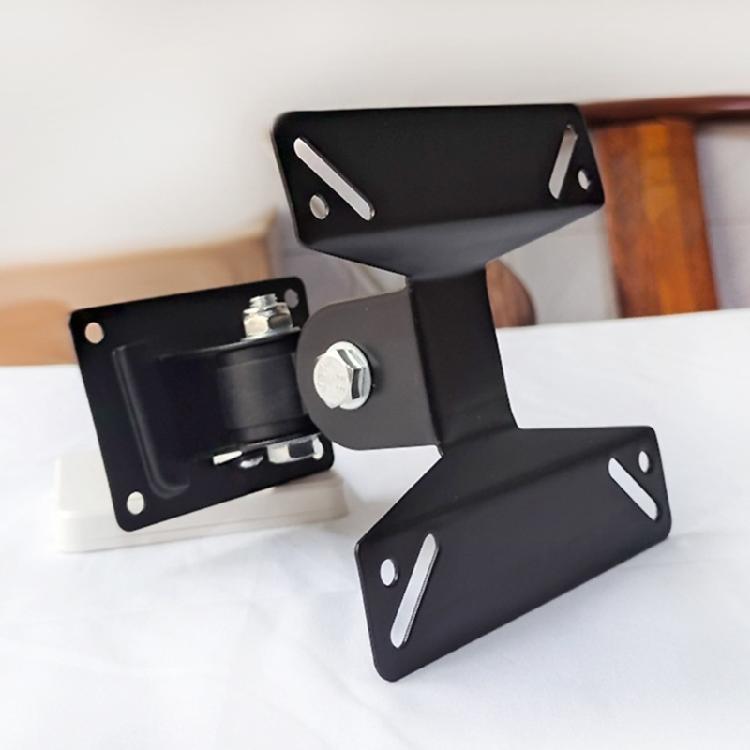 Compactly Space Saving Wall Mount Bracket for 14-24Inch LED TVs and Monitors Ideal for Small Areas Angle Adjustment