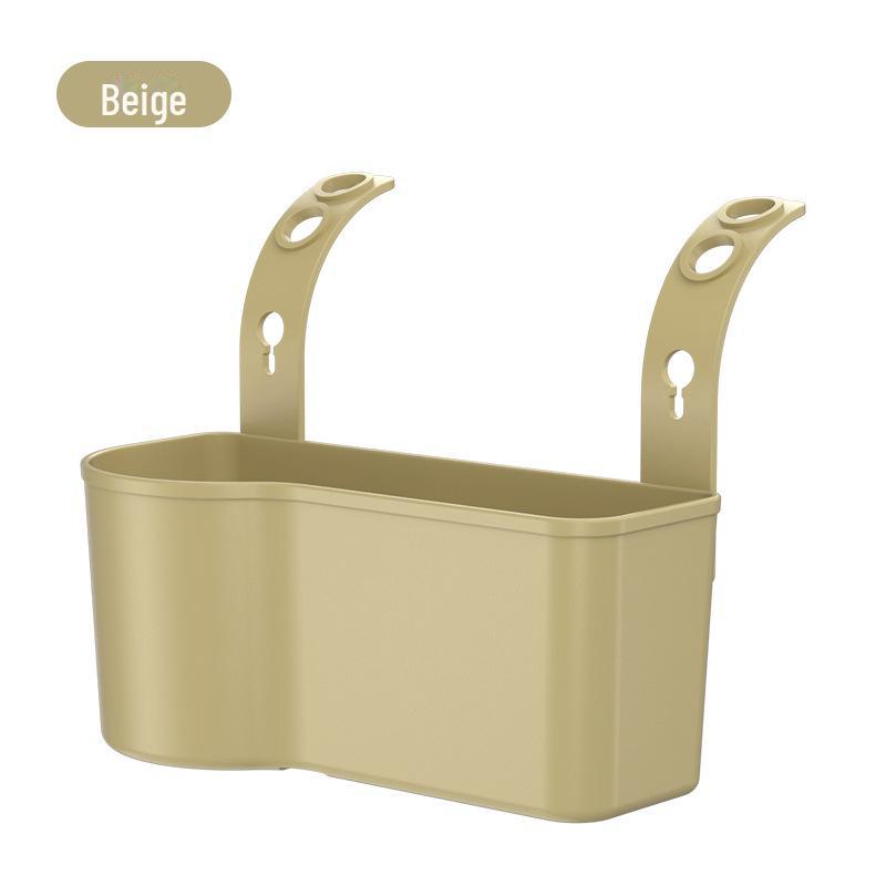 

Многофункциональное хранилище для автомобильных сидений и подстаканник Shunwei 19.2*8.8*8.5 бежевый