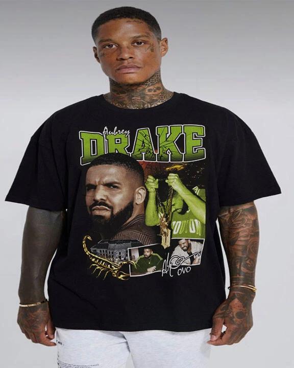 DRAKE GREEN RAP HIPHOP  T-Shirt Men s SIZES XL