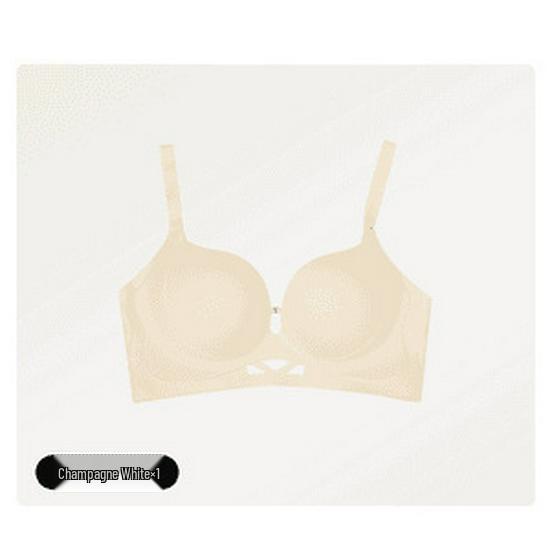 

OEING Seamless Skin-Tone Underwear: Original Small Chest Gather, Nude Feel, Adjustable Fit for Women M