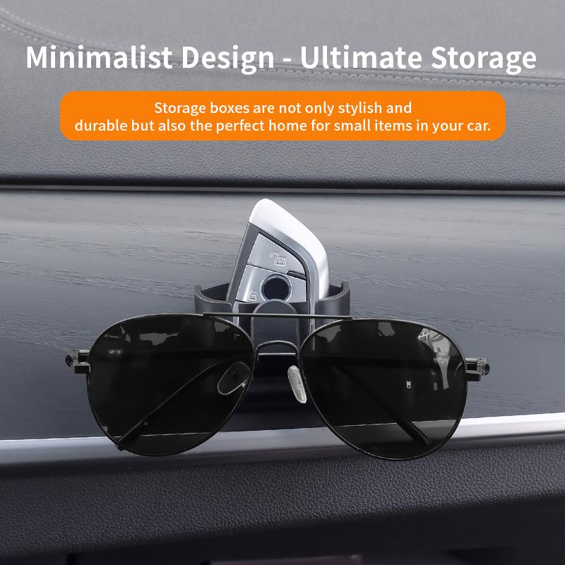 Kompakte Mini-Aufbewahrungsbox für das Auto, Münz-Karten, kleine Gegenstände Aufbewahrungsbox, Universal-Innenzubehör für Limousinen und SUVs