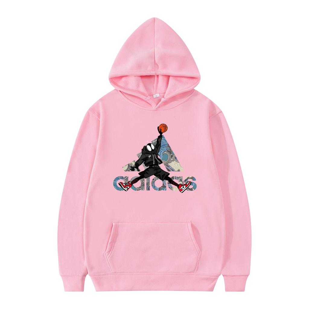 Unisex Spring/Autumn AD Logo Hooded Sweatshirt Fashion Sport Casual Top