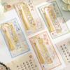 Floral Bookmark Tassel Bronzing Bookmark Metal Bookmark Hollow For Teachers Gifts Reading