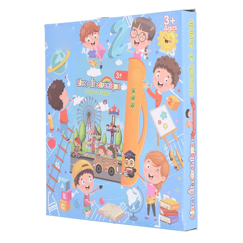 French Sound Book Children English Read Music Interactive Learning Book Educational Toy Birthday Gift