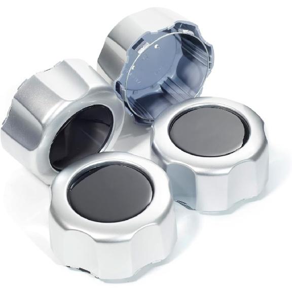 4PC Wheel Center Cap for Nissan Pathfinder Xterra Frontier 15  Wheel Center Hubcap Center Cover Replacement PN: 40315-89P15 40315-7Z100,Chrome серебряный