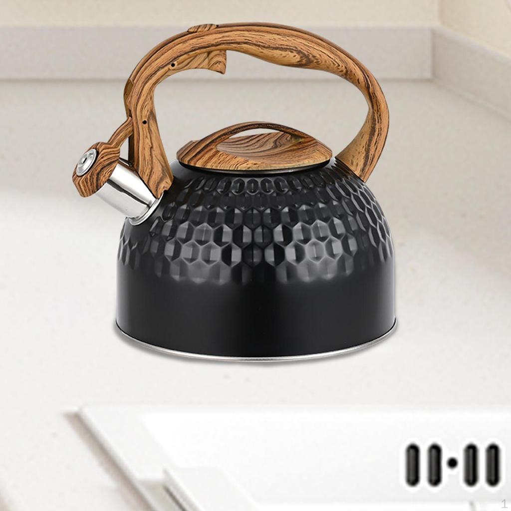 Whistling Kettle Tea Stove Top Houseware for Electric Cooktop Stovetop Coffee