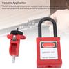 Lockout Tag Out Padlock Set Insulated Anti Loss Safety Padlock with Circuit Breaker Lockout Device 2 Keys for Valve