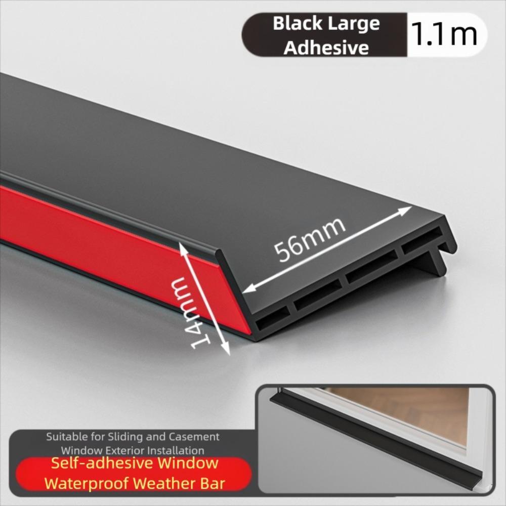 Ainproof Water Backflow Window Water Blocking Bar TPE Leakage Maintenance Sealing Strip Window Edge Waterproof Rain Shield