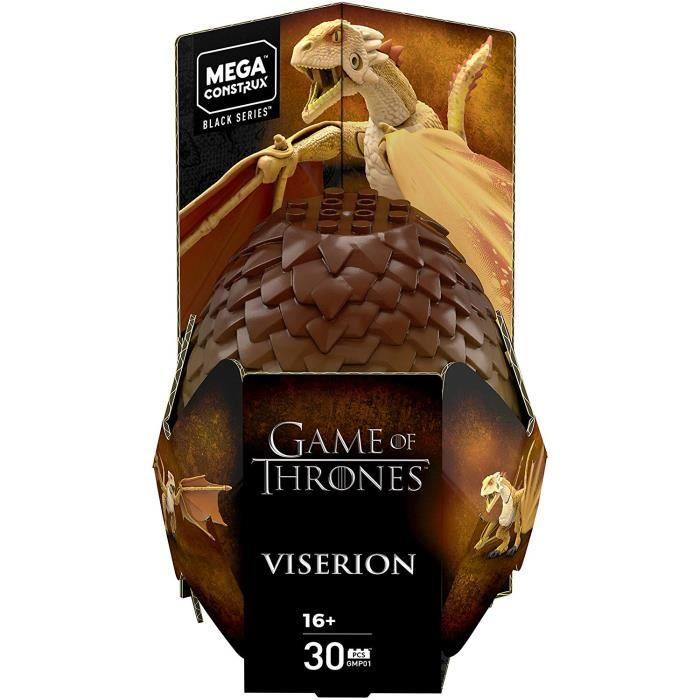 Figurine à Construire - MEGA BLOKS - Dragon Viserion - Game of Thrones - Neuf - Mixte - Enfant
