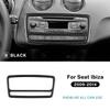 Carbon Fiber Interior Center Console CD Frame Trim Sticker for Seat Ibiza 6J 2009-2014 LHD/RHD
