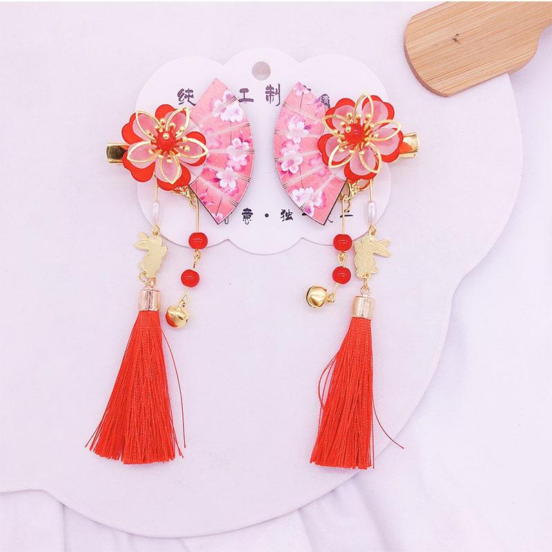New Style Chinese Style Accessories Children Hair Clip Super Fairy Tassel Hair Ornaments Ancient Style Girls