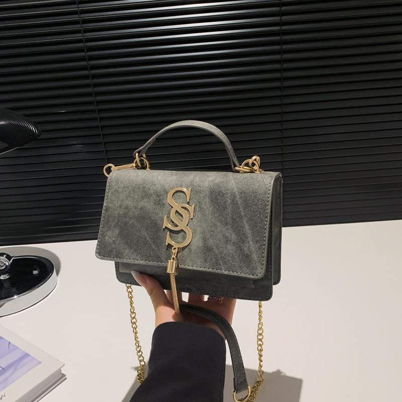 Fashion This Year's Trendy Underarm Texture Is Fashionable and Beautiful Niche Design New Trendy One-shoulder Oblique Span Small Square Bag