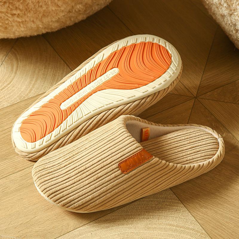 

Бесшумные тапочки женские мягкая подошва домашние для деревянного пола удобные и приятные к коже домашние для осени и зимы нескользящие мужские хлопковые швабры 36-37