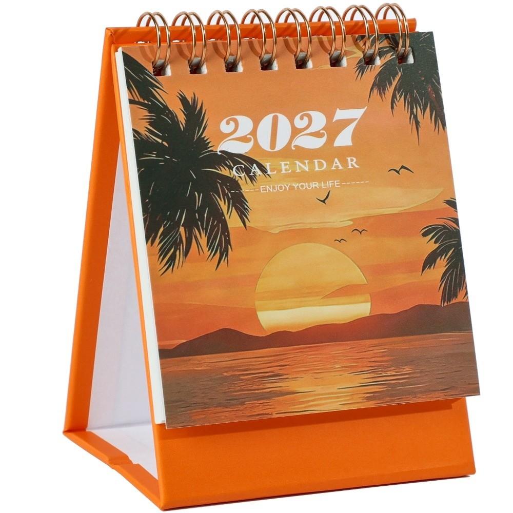Mini Calendario da Scrivania 2027 Motivo Floreale Calendario da Piedi Nuovo Mini Calendario Ufficio Domestico