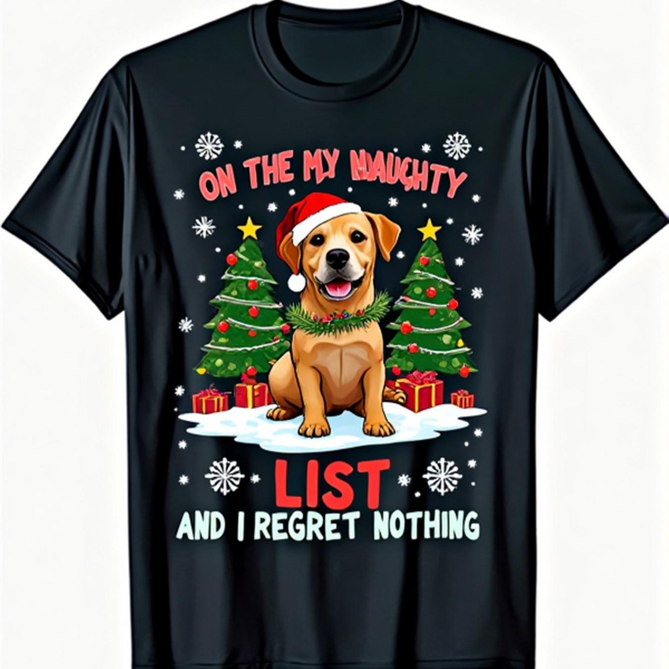 Funny Santa Hat Rottweiler Christmas Dog Xmas TShirt 100 Cotton ONeck Short Sleeve Summer Casual Mens Tshirt Streetwear S