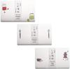 Kamiso Japanese Washi Paper Otome Kaishi 3 Piece Fork Set of 20 Sheets X 3 (FruitSyrup, & Spoon, Coffee)