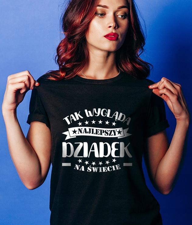 Koszulka prezent na DZIEŃ DZIADKA TAK WYGLĄDA NAJLEPSZY DZIADEK roz. XXL