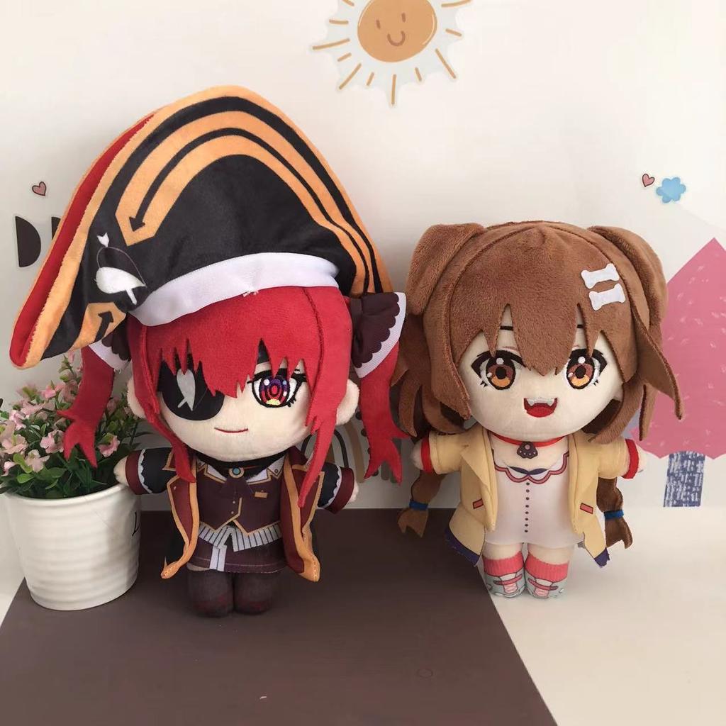Hololive Plush Toys Inugami Korone Houshou Marine Plushie Dolls Anime Virtual YouTuber Cosplay Stuffed Figure Xmas Peluche Gifts