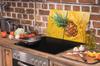 SZKLANA PŁYTA OCHRONNA DESKA 75x52 ANANAS
