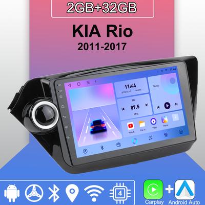 Radio auto Android Carplay pentru KIA Rio 2011-2017 Player multimedia Unitate principală stereo Navigație GPS BT WIFI 2+32GB