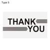 50PCS Online Retail Black White Packaging Decoration DIY Postcards Greeting Labels Appreciation Cardstock Thank You Cards
