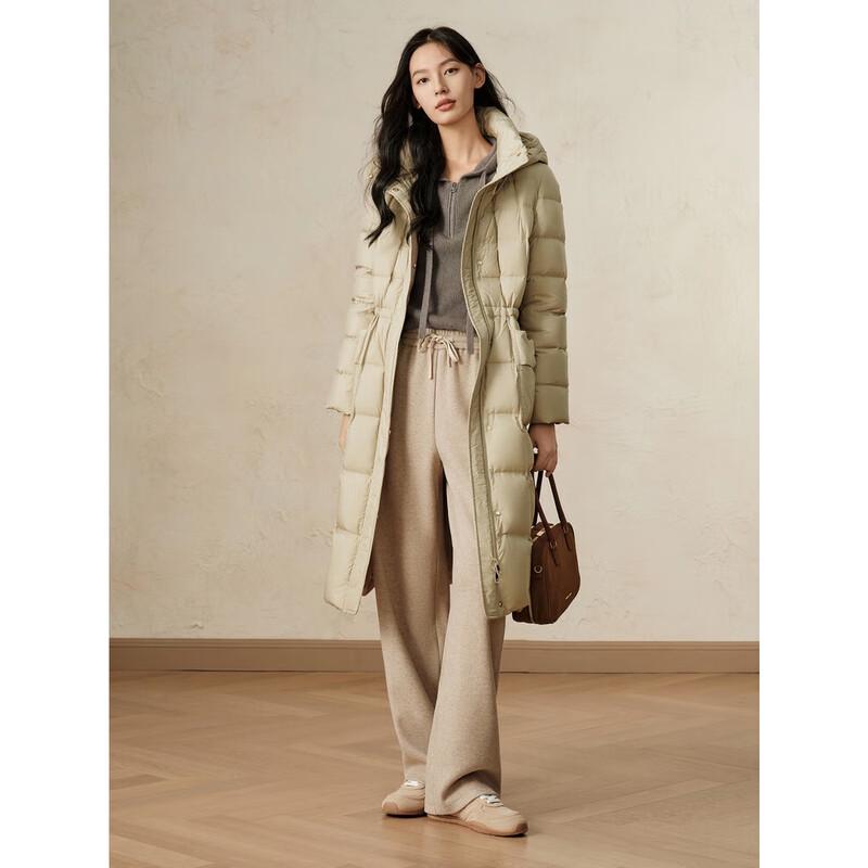 JUZI Annakou Icefield Series Women's Mid-Length Goose Down Jacket