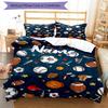 3pcs Custom Name Ball Sports Bedding Set Duvet Cover Closure Includes 1 Duvet Cover & 2 Pillowcases, Soft and Comfortable for All Seasons.