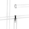 Acrylic Hairband Display Stand 2-Tier T-bar Hair Hoop Headband Hanging-Jewelry Organizer for Necklaces Bracelet Earring