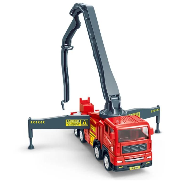 Electric Fire Truck Toy with Light Educational Fireman Vehicle for Boys Kids B197