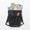 MUJI Water Repellent Ripstop Backpack 23L Unisex EF0FVA6A Black