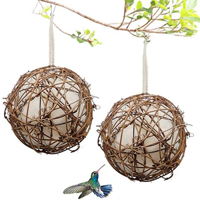 Pet Chewing Toy Parrot Bird Biting Toy Bird Rattan Balls Cages Cockatoo Parakeet Cockatiel Swing Playing Toy Birdcage