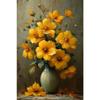 Vintage Still Life Print Retro Flowers Poster For Living Room Decor Aesthetic Peony Daisy Lily Flower Canvas Painting Wall Art