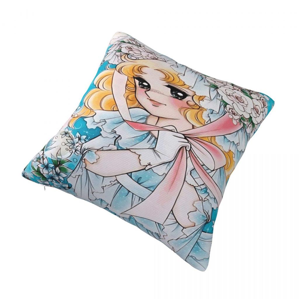 Candy Candy Manga Pillow Case Fashion Pillow Cover Soft Graphic Cushion Cover Pillowcases For Sofa Bedroom Home Decor