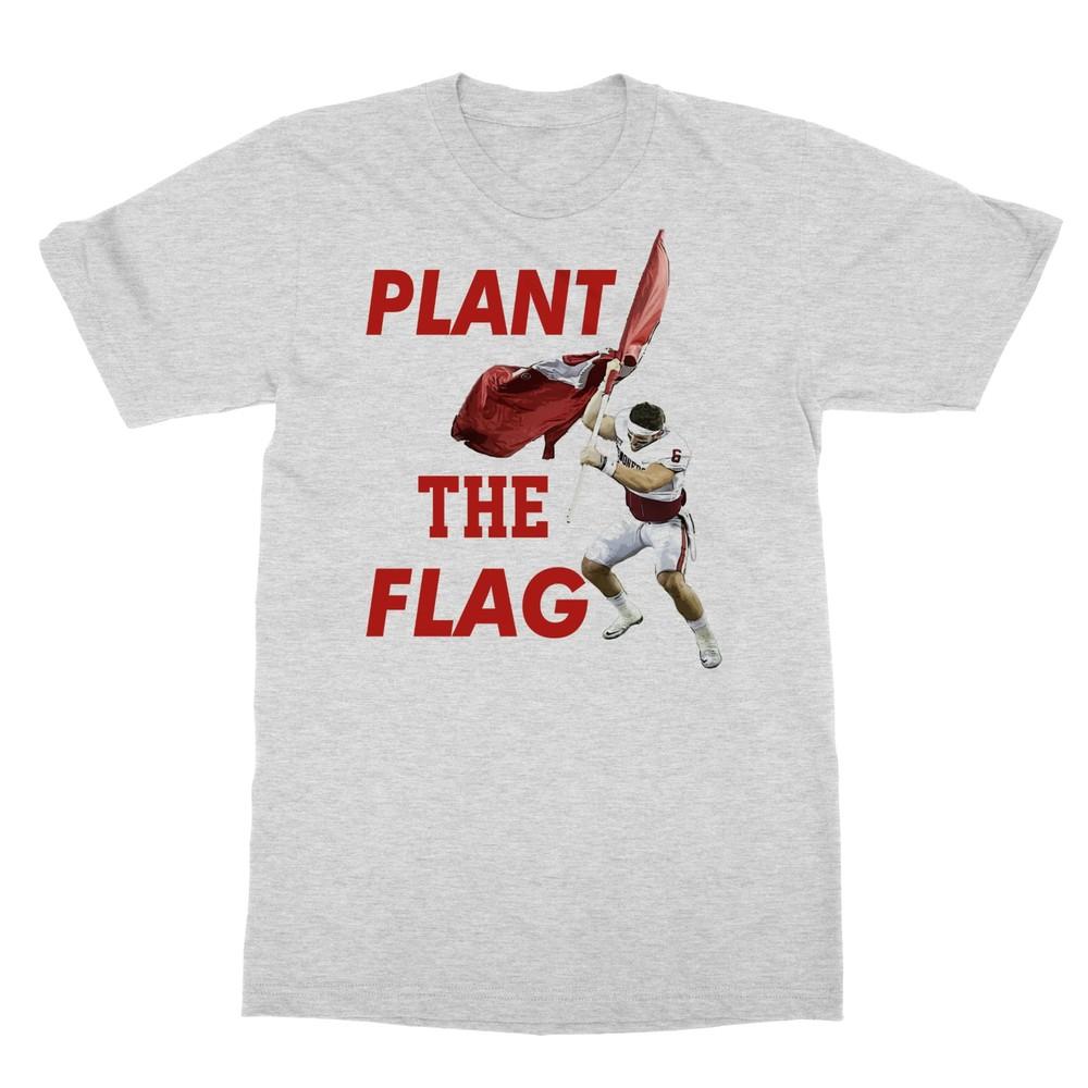 Cool Baker Mayfield Oklahoma Quarterback Plant The Flag College Men s T-Shirt Unisex T-Shirt M