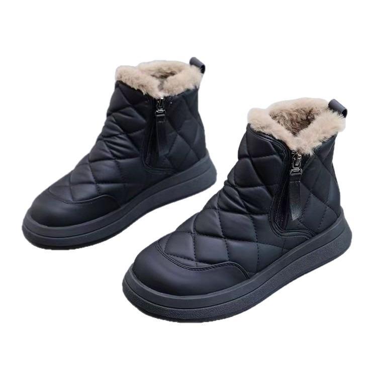 Women's shoes winter new popular Northeast large cotton shoes non-slip thick-soled warm short boots piled thickened snow boots shoes