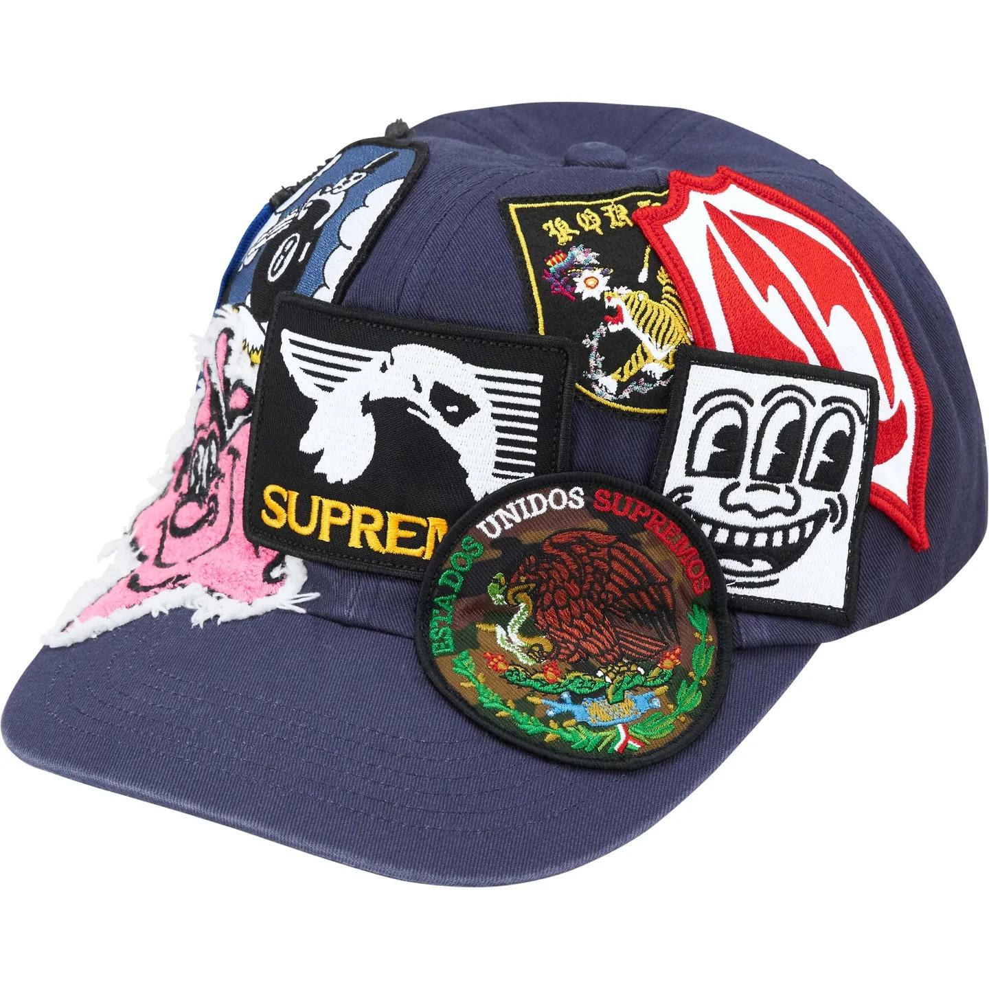 Supreme Patches 6-Panel Navy One-Size
