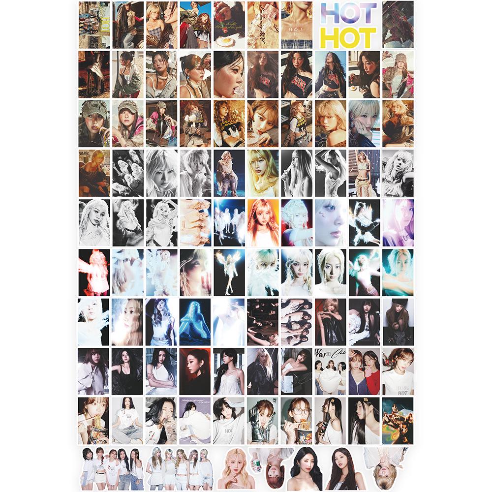 In Stock: LE SSERAFIM 'HOT' Album Graffiti Stickers - 95 Sheets, KPOP Girl Group Decor